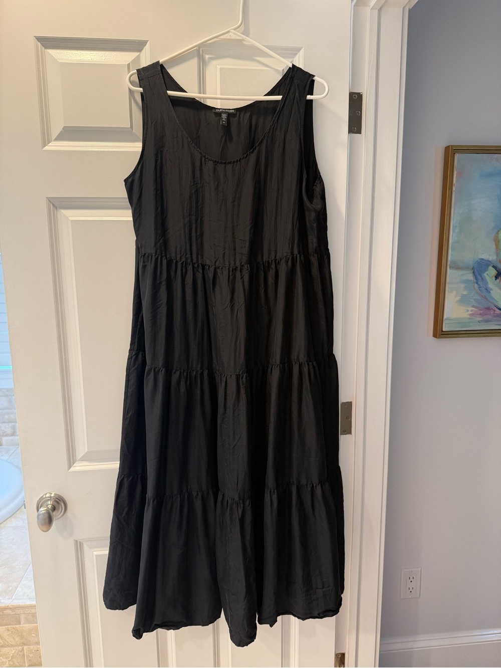 Black Tiered Sleeveless Dress
